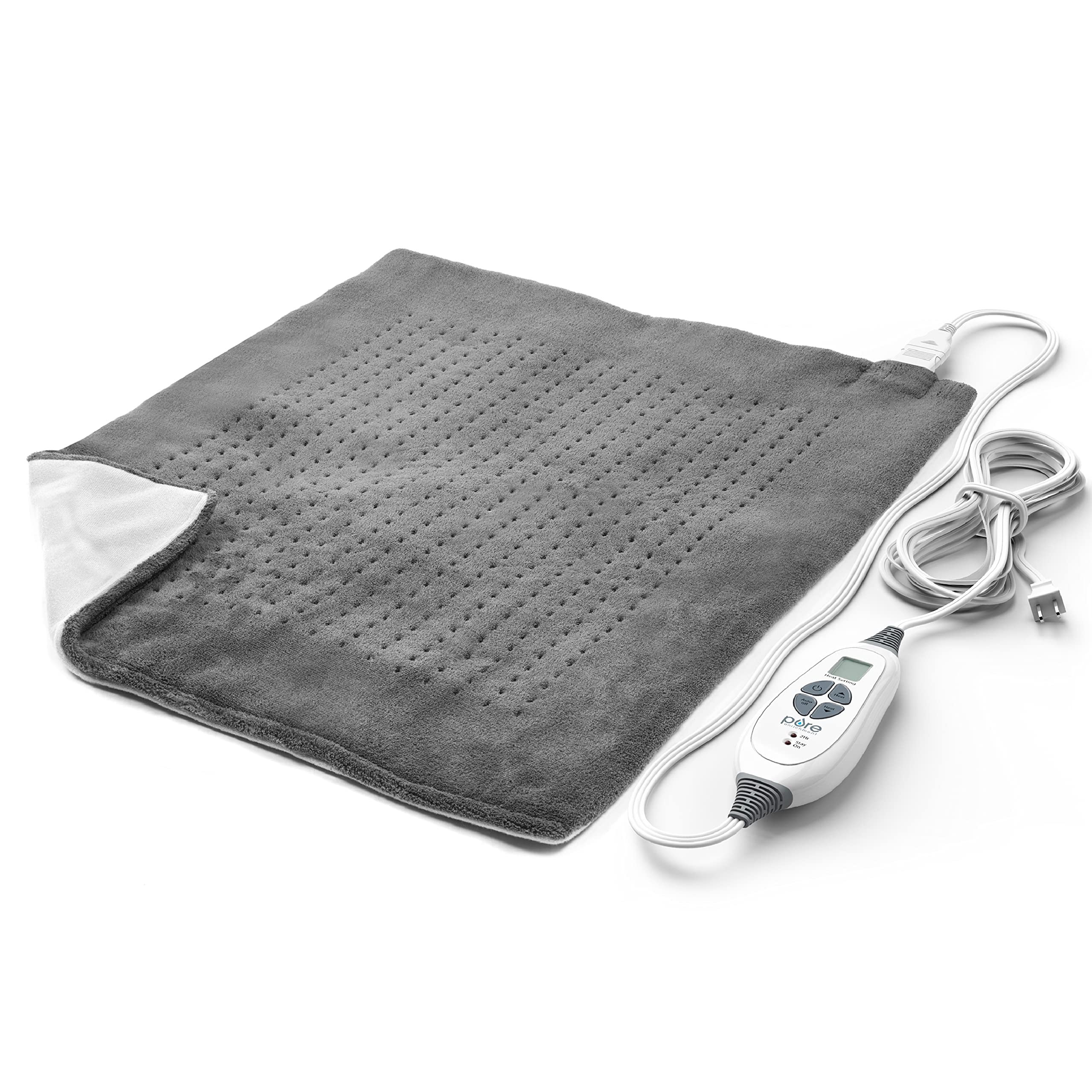 Foto 2 pulgar | Almohadilla Térmica Pure Enrichment Purerelief Ultra-wide Xxl Gris - Venta Internacional.