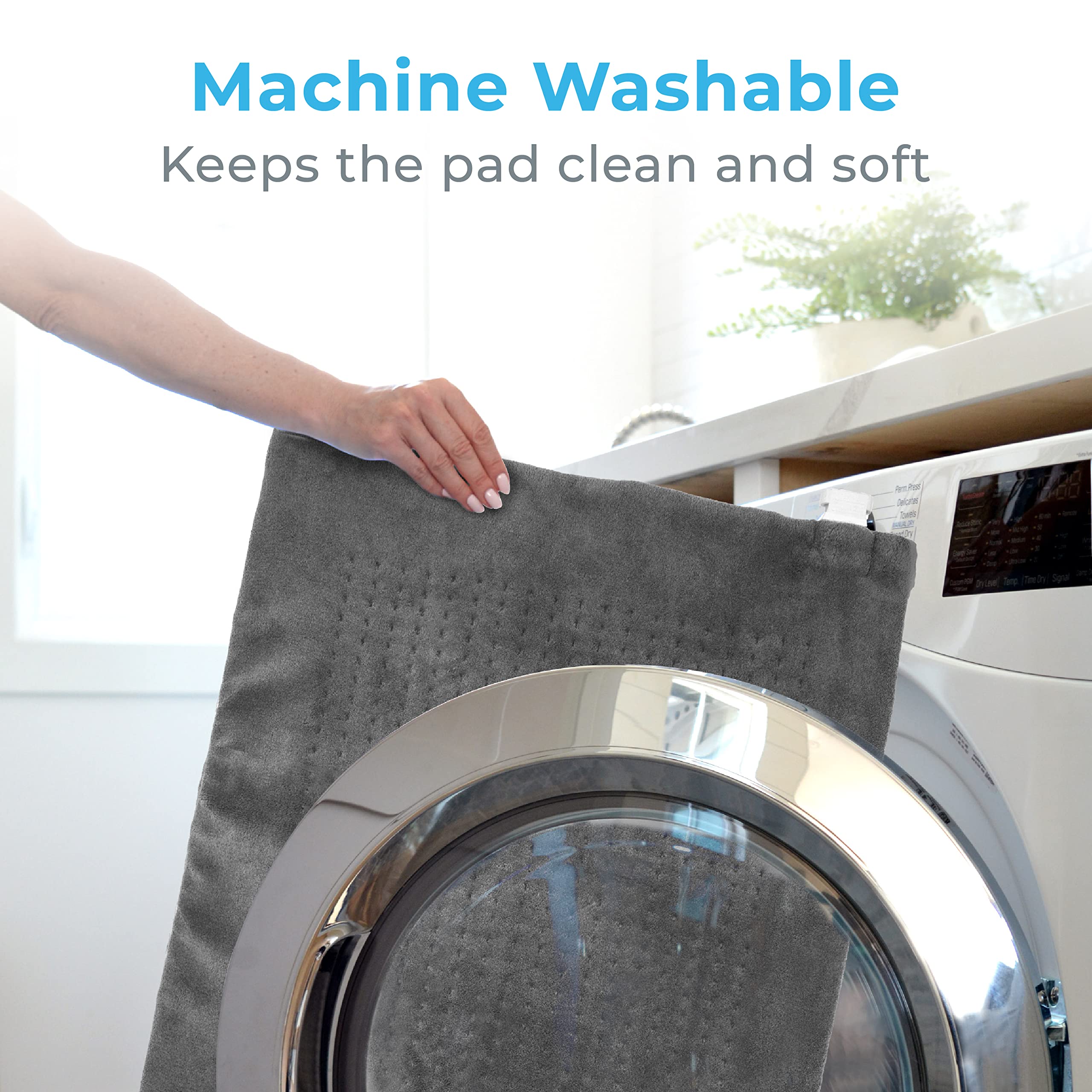 Foto 6 | Almohadilla Térmica Pure Enrichment Purerelief Ultra-wide Xxl Gris - Venta Internacional.