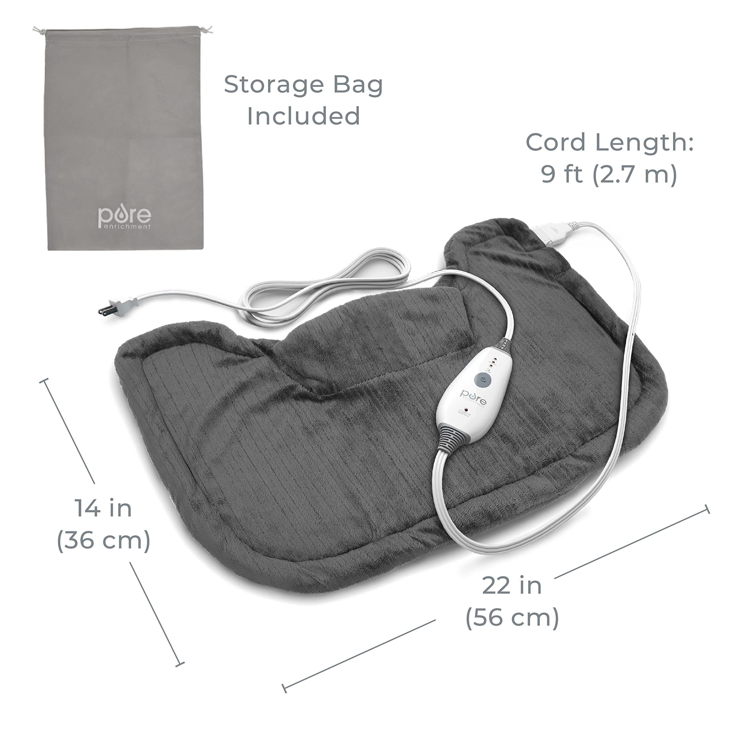 Foto 6 | Almohadilla Térmica Pure Enrichment Purerelief Neck & Shoulder - Venta Internacional.