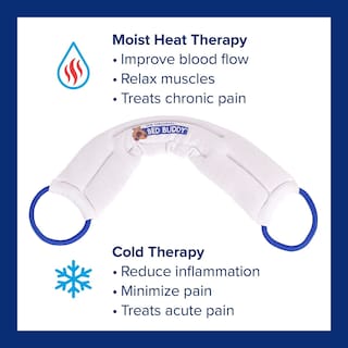 Foto 3 | Paquete De 3 Almohadillas Térmicas Más Una Funda Refrescante Para El Cuello Bed Buddy Microondas - Venta Internac