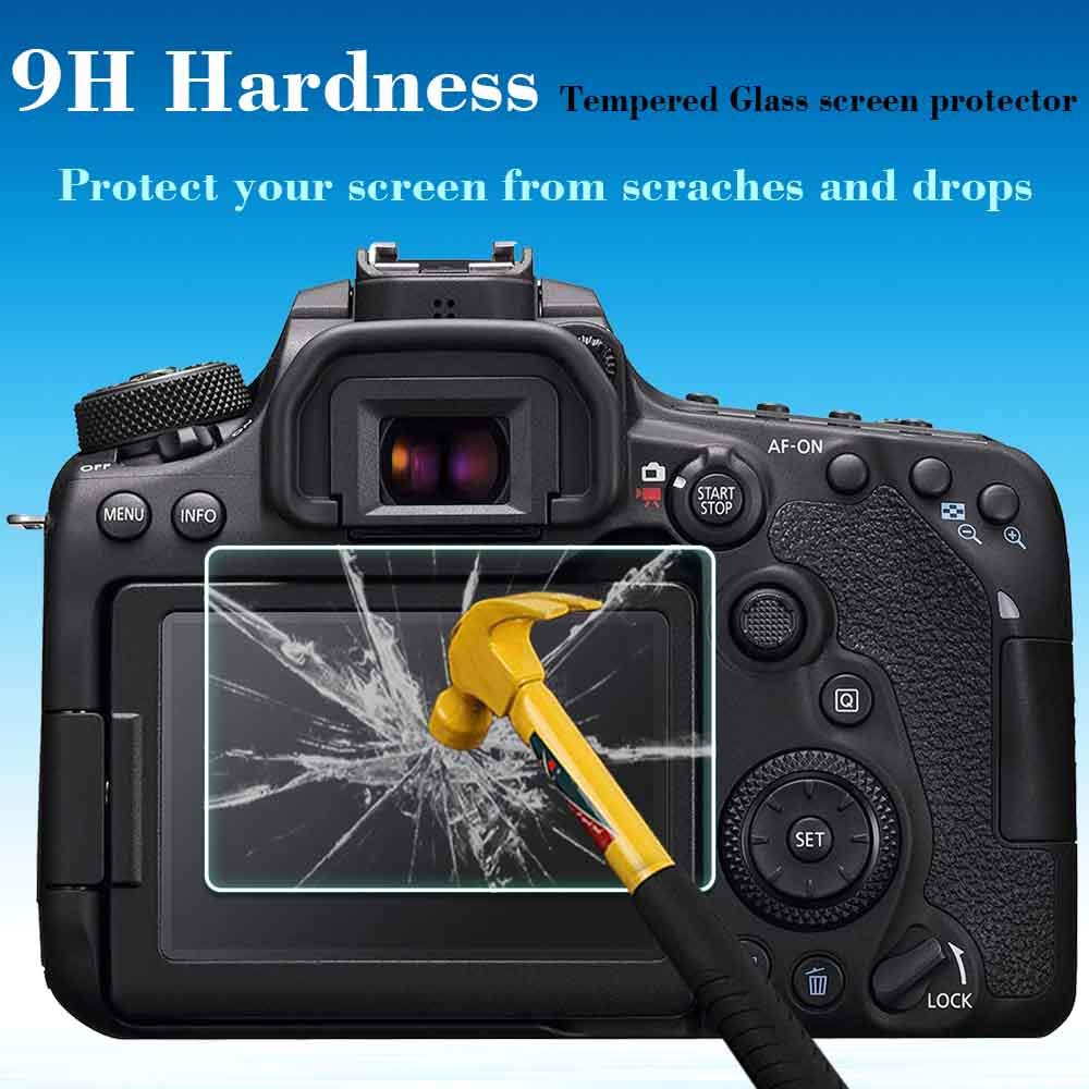 Foto 5 pulgar | Protector De Pantalla Ulbter De Cristal Templado Para Canon Eos 90d 80d 70d - Venta Internacional.