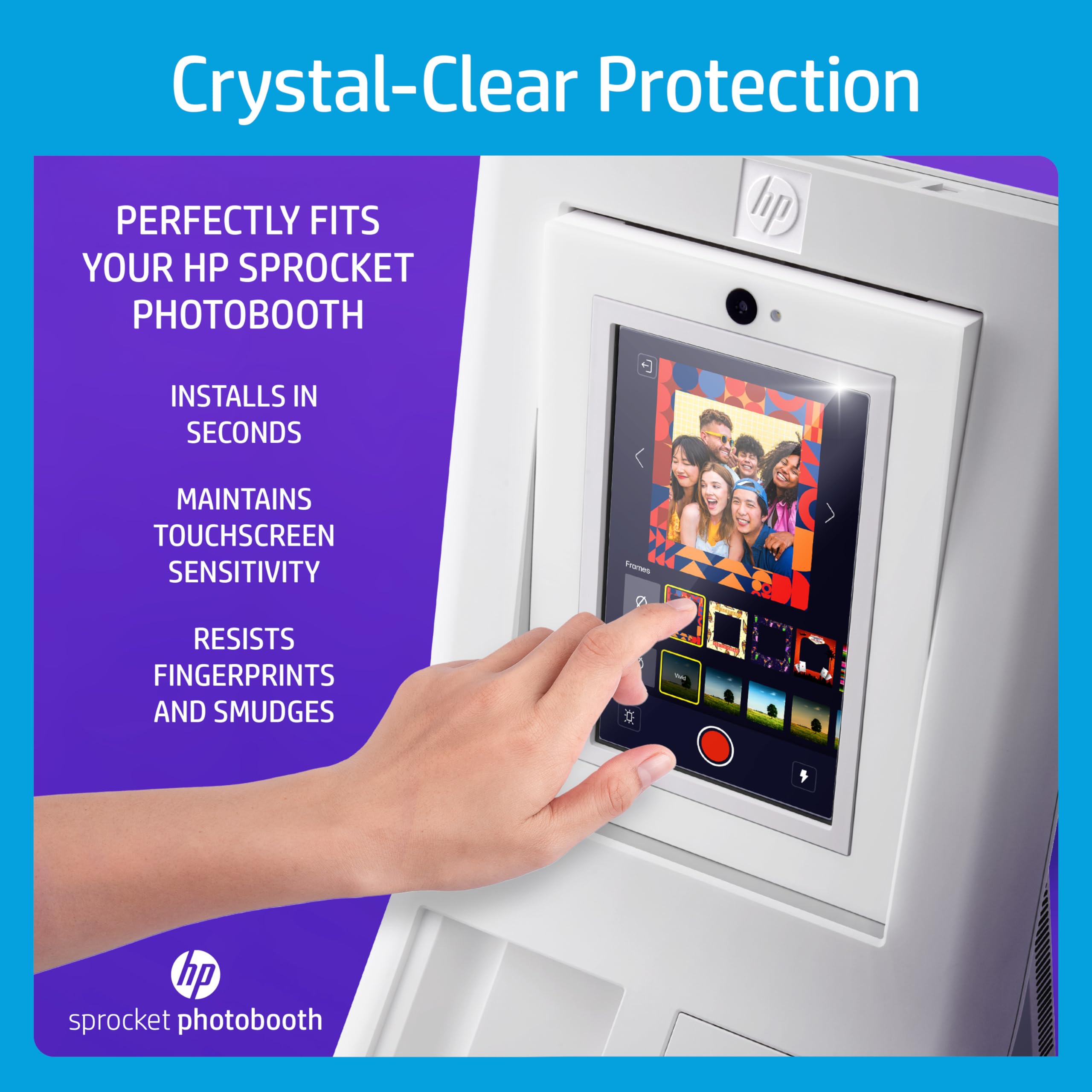 Foto 4 | Protector De Pantalla Hp Sprocket Photobooth 9h Resistente A Los Arañazos - Venta Internacional.