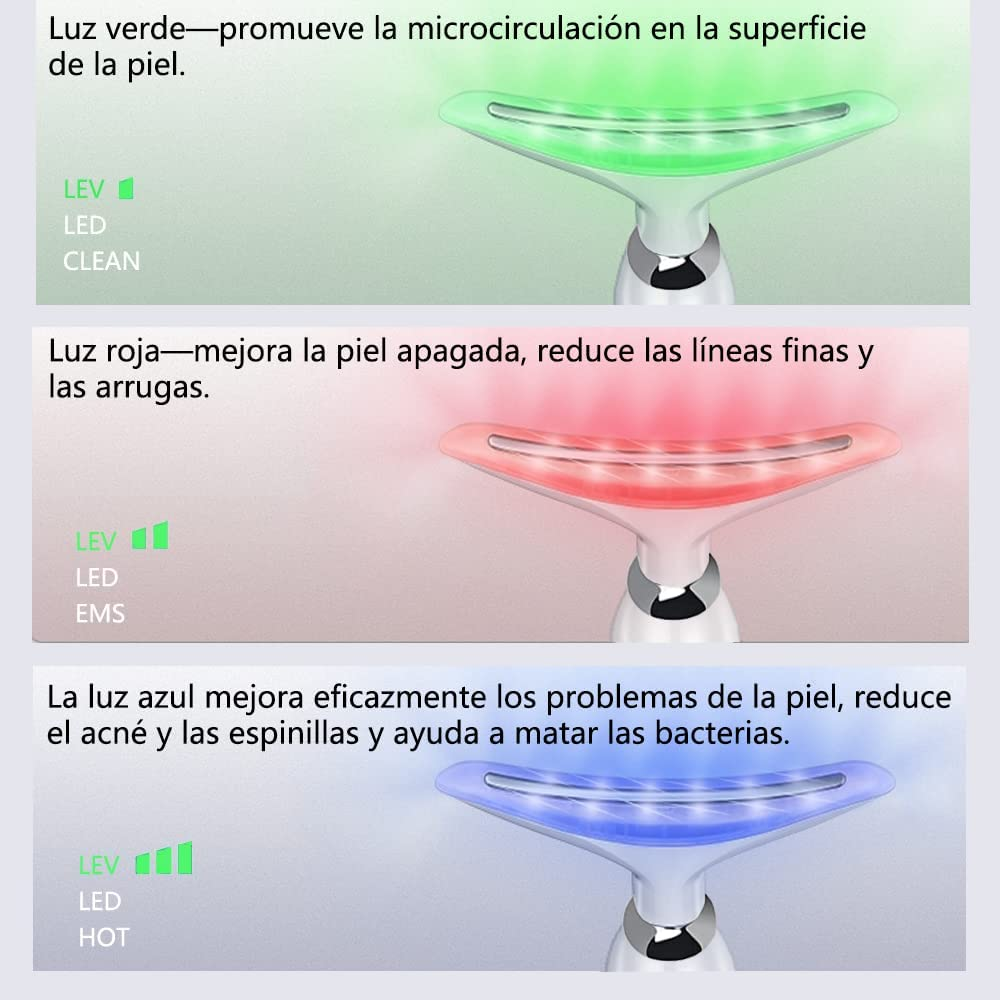 Foto 2 | Masajeador de Vibración Térmica Lifting Facial