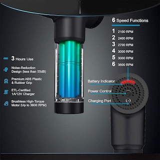 Foto 3 | Masajeador Muscular Eléctrico Brandtrendy de Percusión