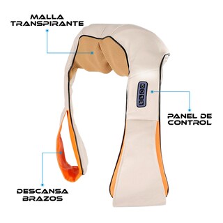 Foto 3 | Masajeador Con Calor Eléctrico Portátil Para Cuello Espalda