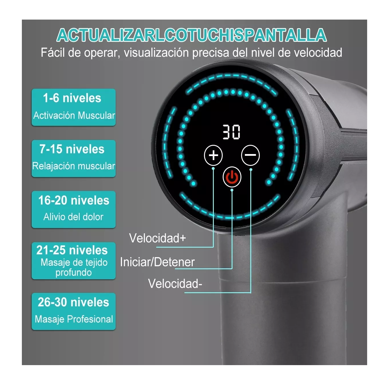 Foto 5 pulgar | Masajeador Eléctrico Belug con Accesorios