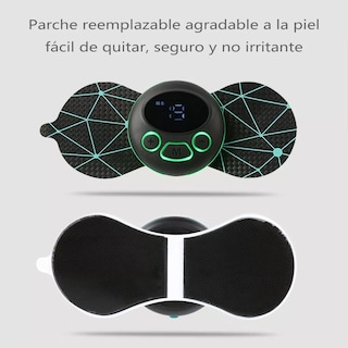 Foto 5 | Masajeador Eléctrico de Cuello Belug color Negro con 8 Modos y 19 Intensidades