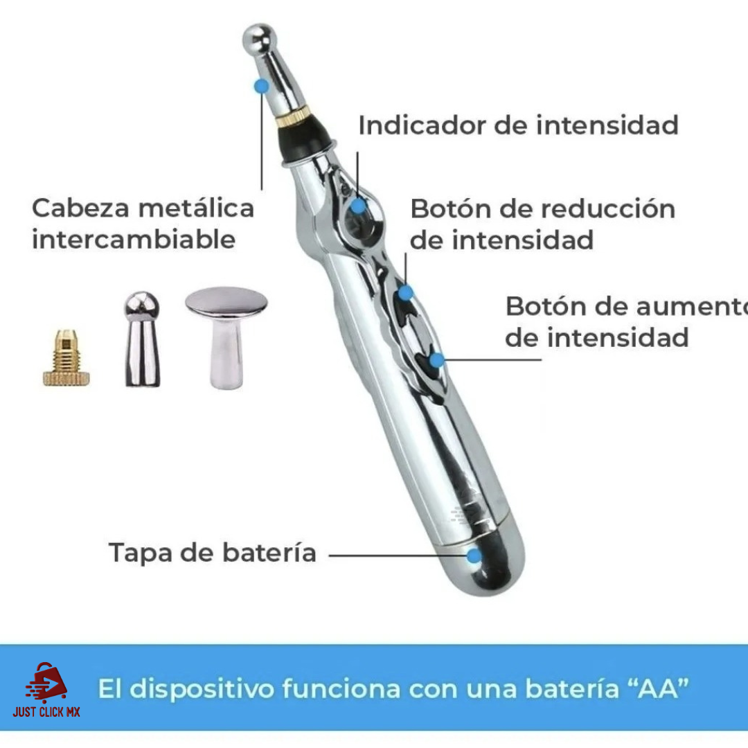 Foto 4 | Pluma Electro Acupuntura 3 En 1 JustClick MX