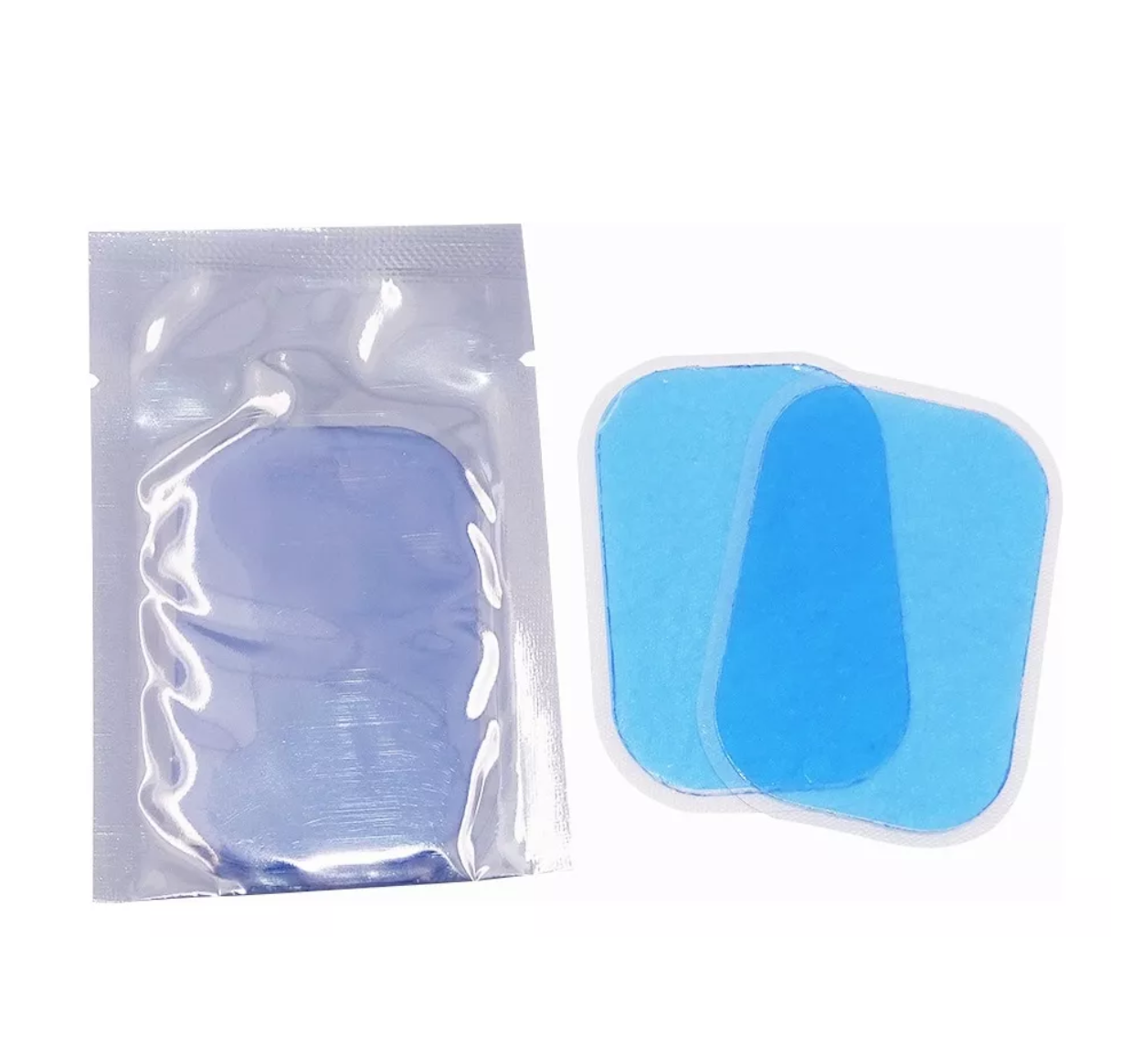 Foto 4 pulgar | Electrodos Lámina Gel De Repuesto Para Abdominales Azul/negro 100 Pads