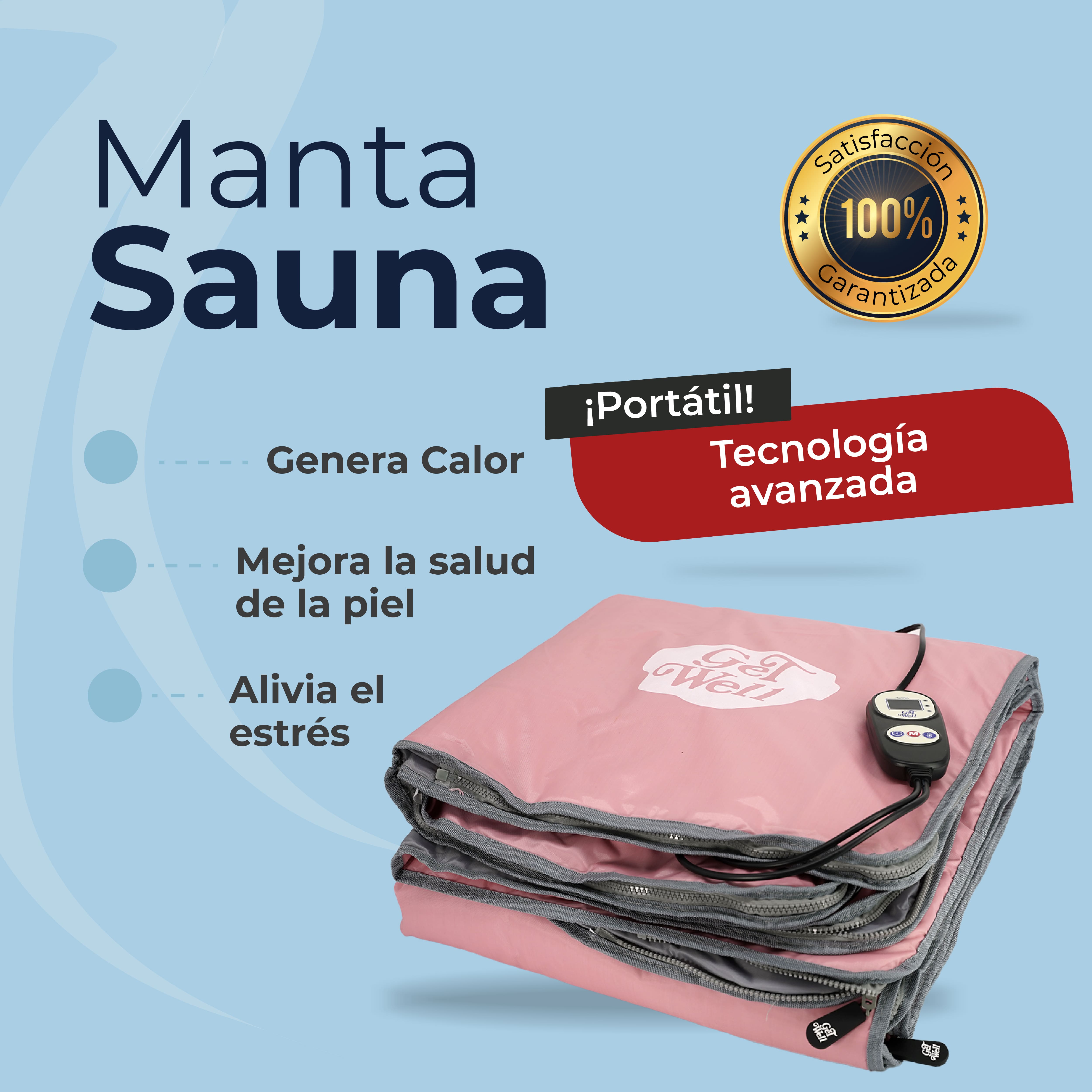 Foto 6 | Manta Sauna de Infrarrojos Lejanos Get Well Rosa