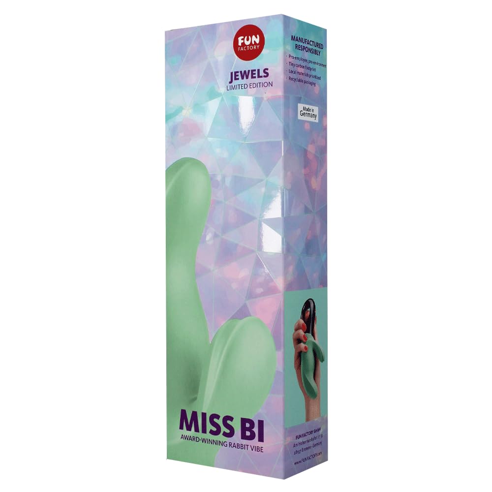 Foto 6 pulgar | Vibrador Fun Factory Serie G5 Miss Bi Jade Silicone - Venta Internacional.