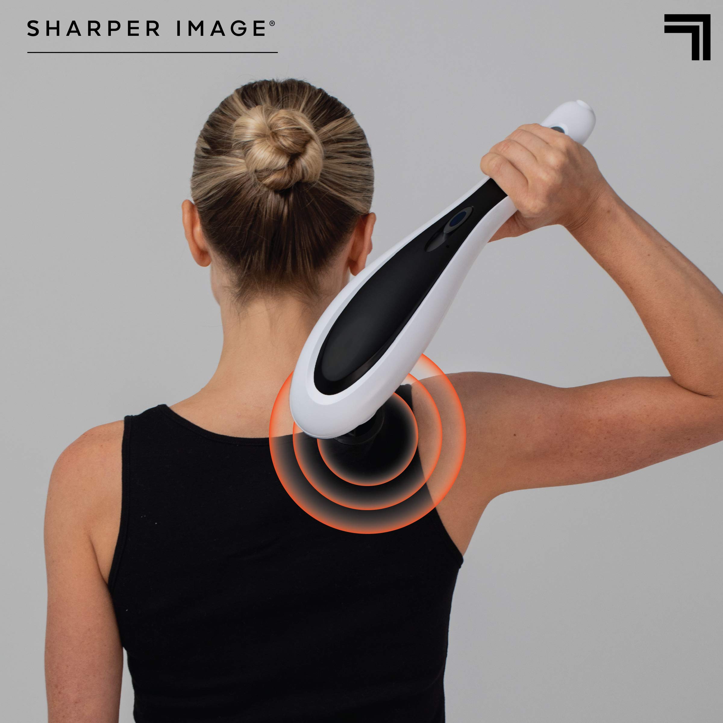 Foto 3 | Masajeador Inalámbrico Sharper Image De Tejido Profundo Para Cuello Y Espalda - Venta Internacional.