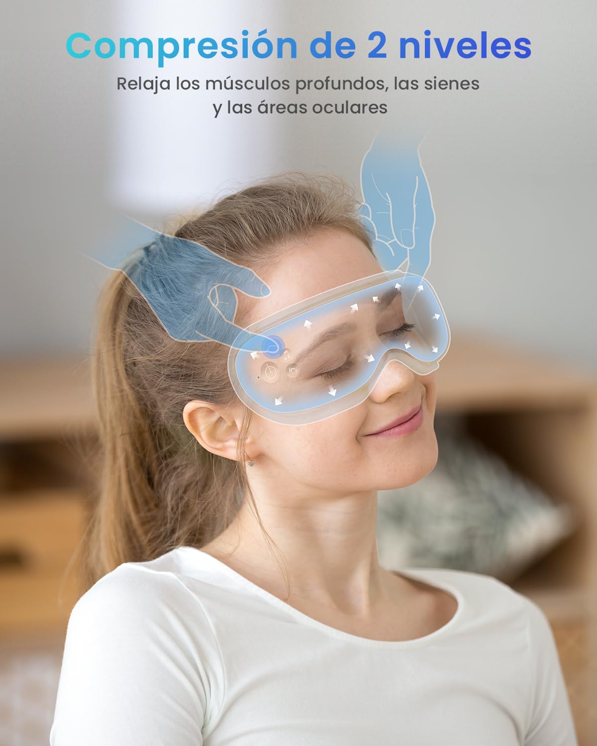 Foto 4 pulgar | Masajeador De Ojos Renpho Eyeris1 Para Migraña Con Calor, Bluetooth - Venta Internacional.