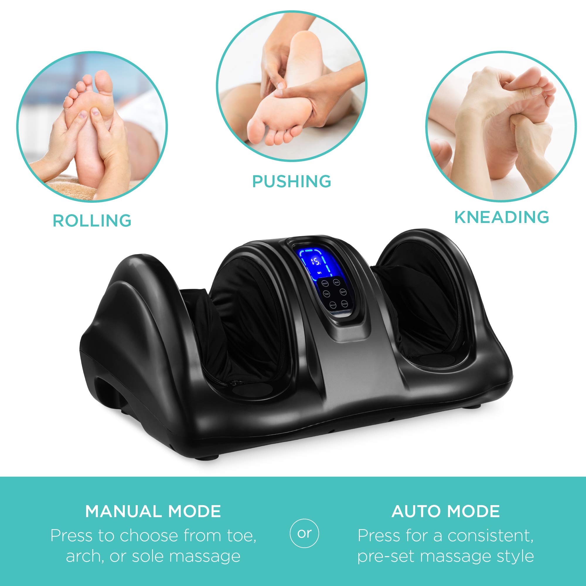 Foto 5 pulgar | Masajeador De Pies Best Choice Products Shiatsu Con Mando A Distancia - Venta Internacional.