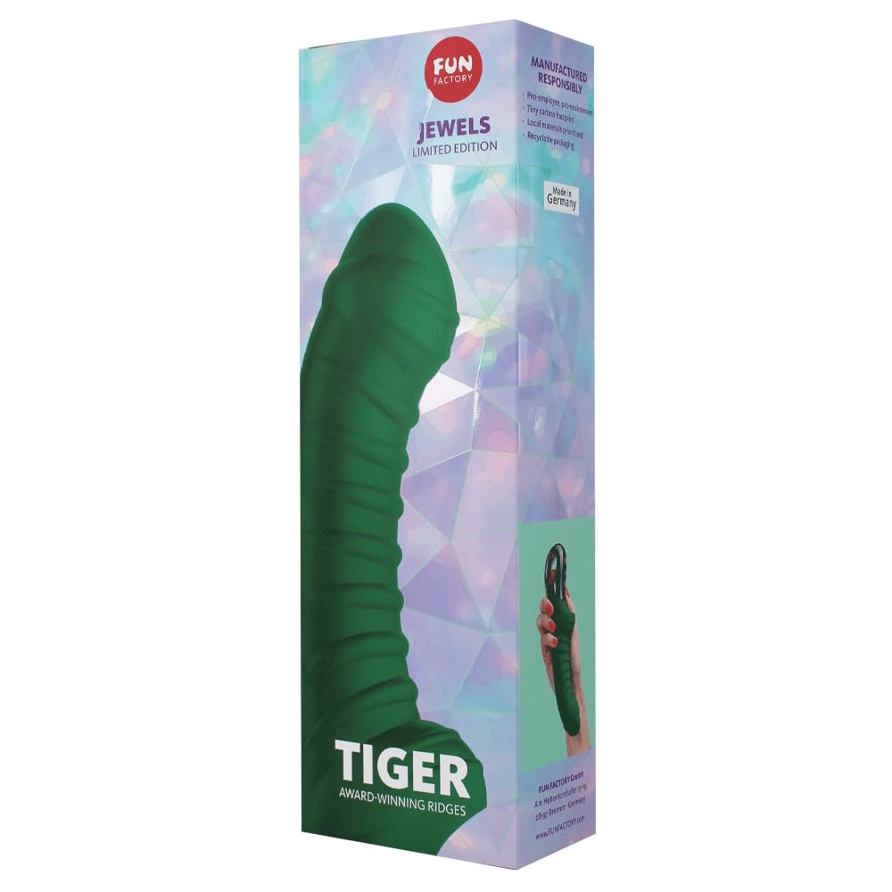 Foto 6 pulgar | Vibrador Fun Factory Serie G5 Realistic Tiger Emerald - Venta Internacional.