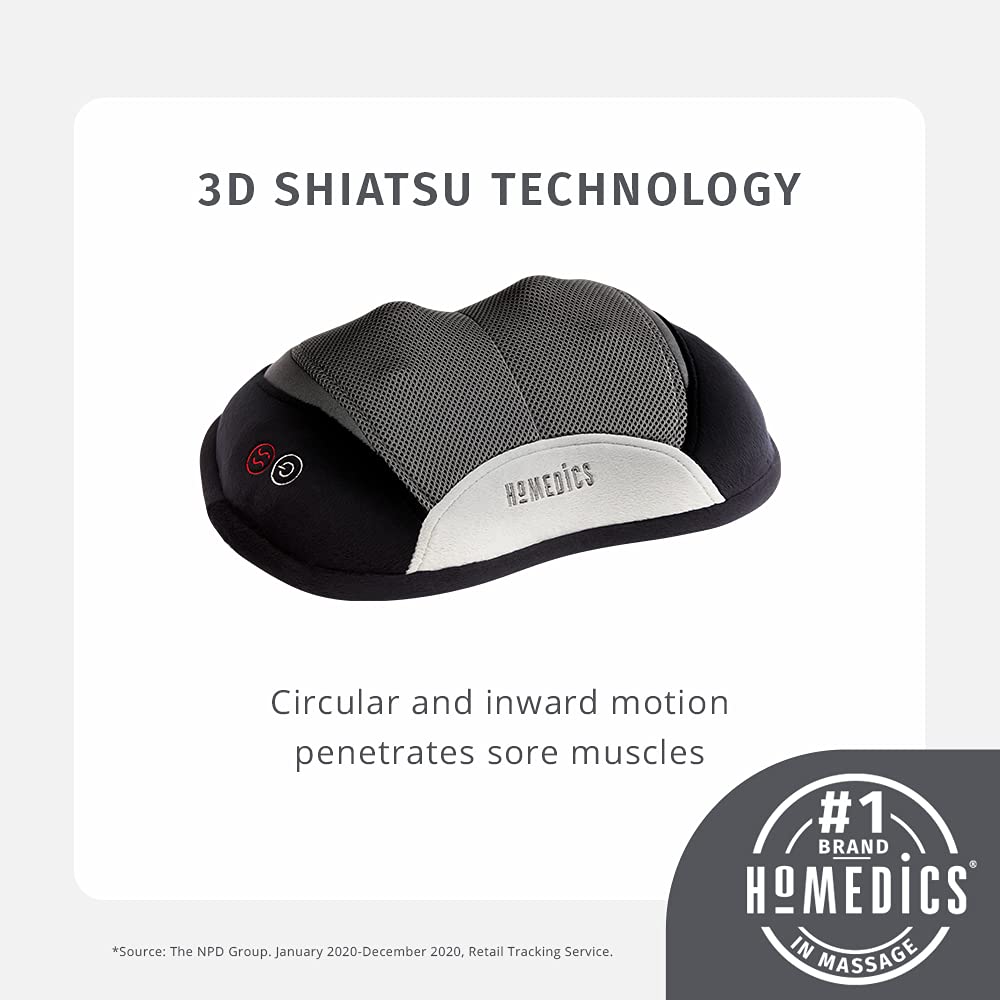 Foto 3 pulgar | Masajeador Homedics 3d Shiatsu De Cuerpo Completo Con Vibración Y Calor - Venta Internacional.