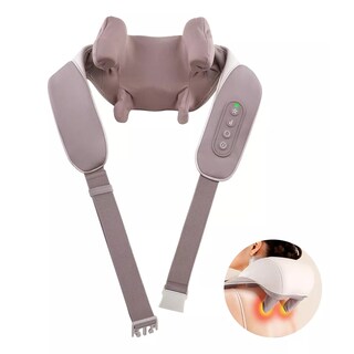 Foto 3 | Masajeador De Cuello Eléctrico Con Calor Eo Safe Imports Esi-15677 Marrón