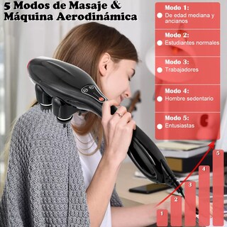 Foto 3 | Masajeadores Eléctricos, Pistola De Masaje Eo Safe Imports Esi-16294 Negro