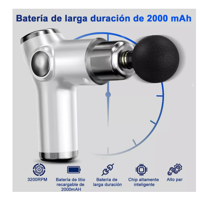 Foto 5 pulgar | Masajeador Muscular Wünd Eléctrica con Accesorios