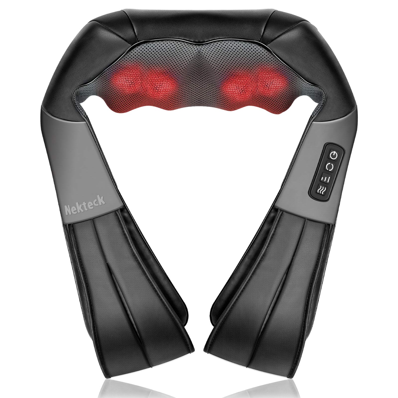 Foto 2 pulgar | Masajeador Nekteck Shiatsu Para Cuello Y Espalda Con Amasado 3d Con Calor - Venta Internacional.