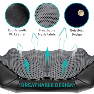 Foto 5 | Masajeador Nekteck Shiatsu Para Cuello Y Espalda Con Amasado 3d Con Calor - Venta Internacional.