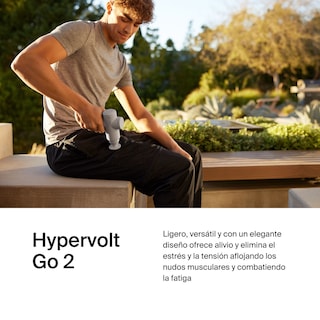 Foto 2 | Pistola De Masaje Hyperice Hypervolt Go 2 Con 3 Velocidades 8 Piezas
