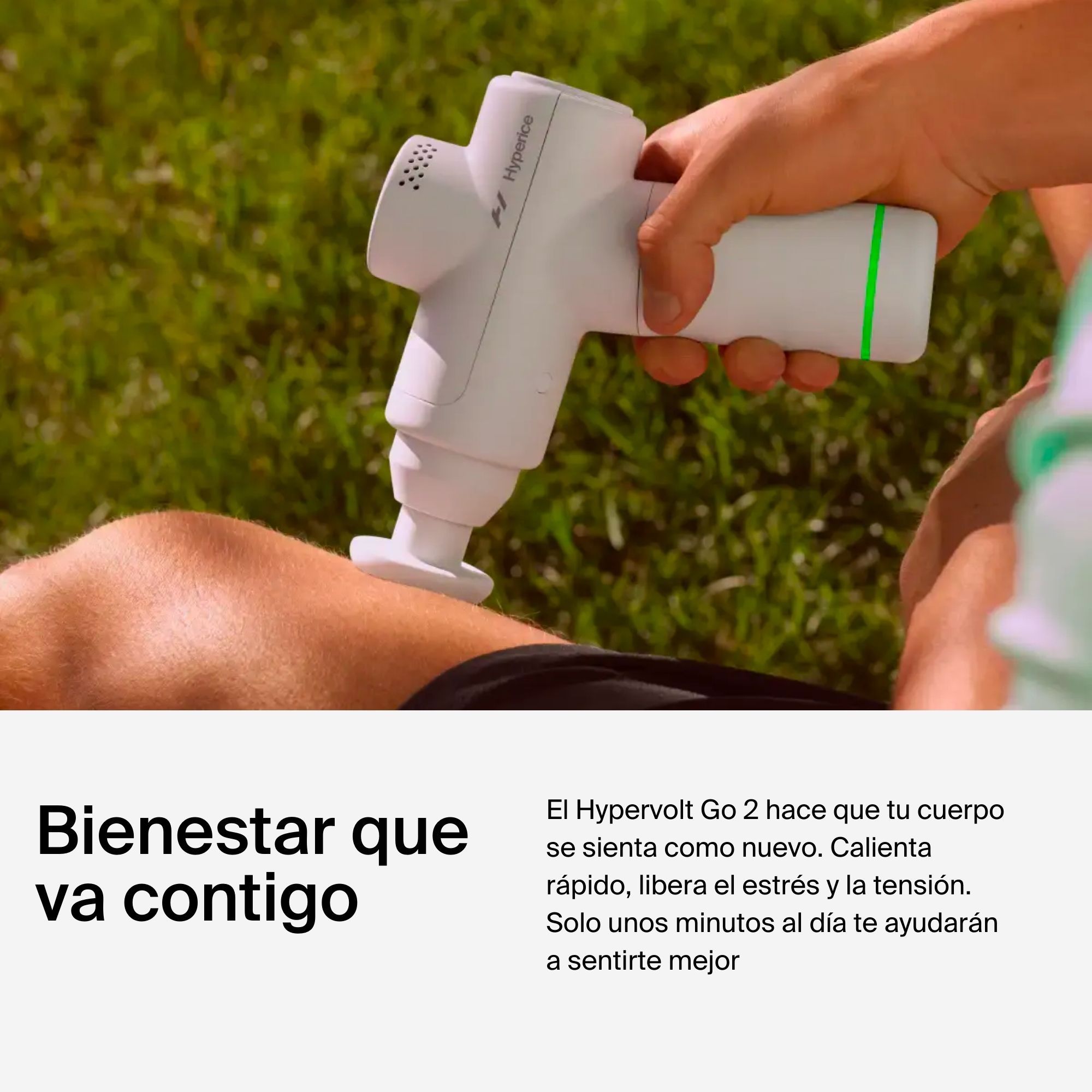 Foto 4 pulgar | Pistola De Masaje Hyperice Hypervolt Go 2  Con 3 Velocidades 8 Piezas