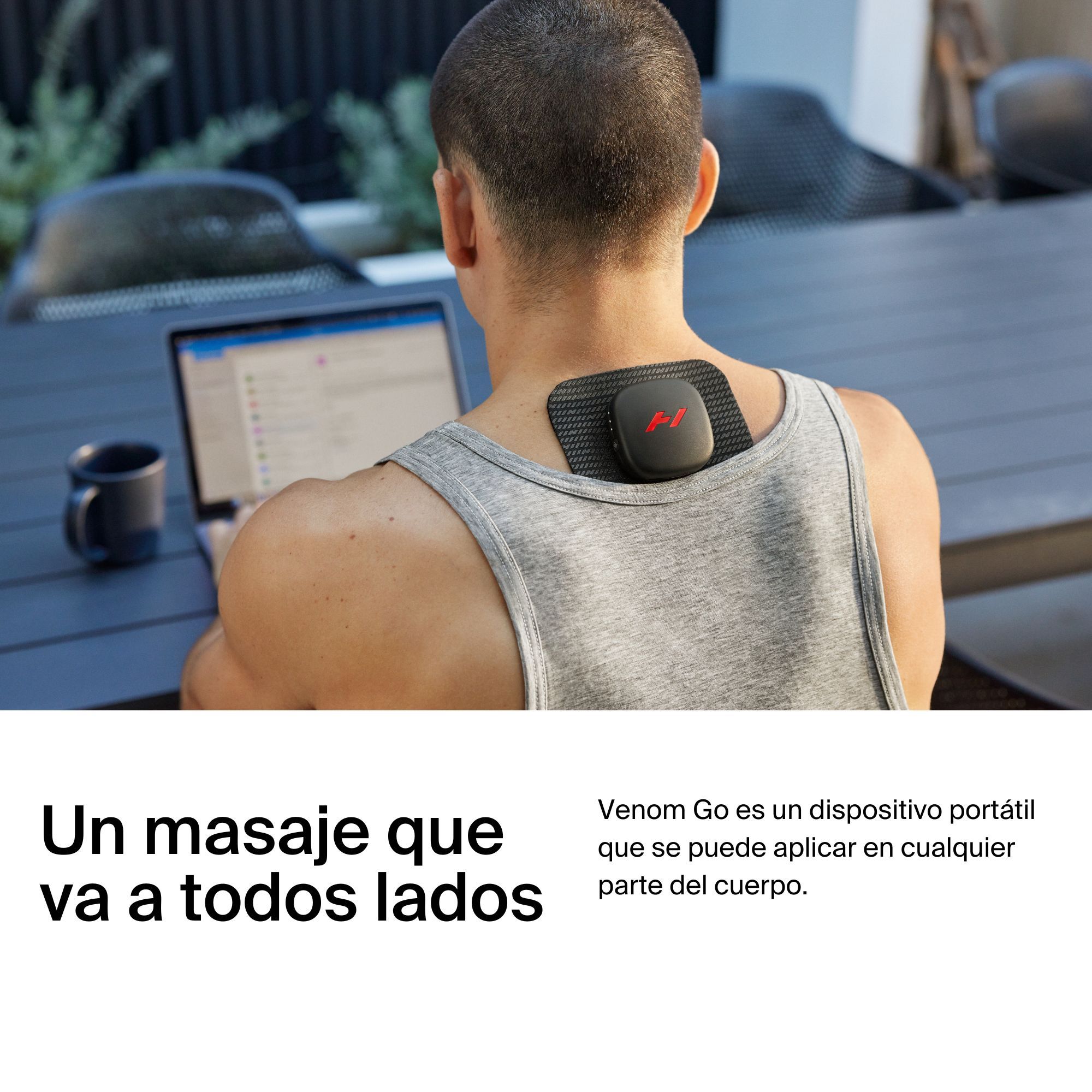 Foto 4 pulgar | Parche Masajeador Portátil Hyperice Venom Go 3 Niveles
