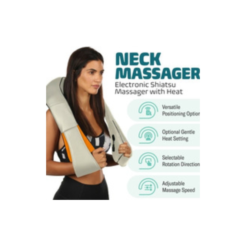 Foto 4 pulgar | Masajeador Shiatsu Eléctrico Para Cuello Y Espalda, Hombros Y Cuerpo - Venta Internacional.
