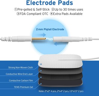 Foto 6 | Estimulador Muscular Tens Unit Etekcity De 4 Salidas Con Accesorios - Venta Internacional.