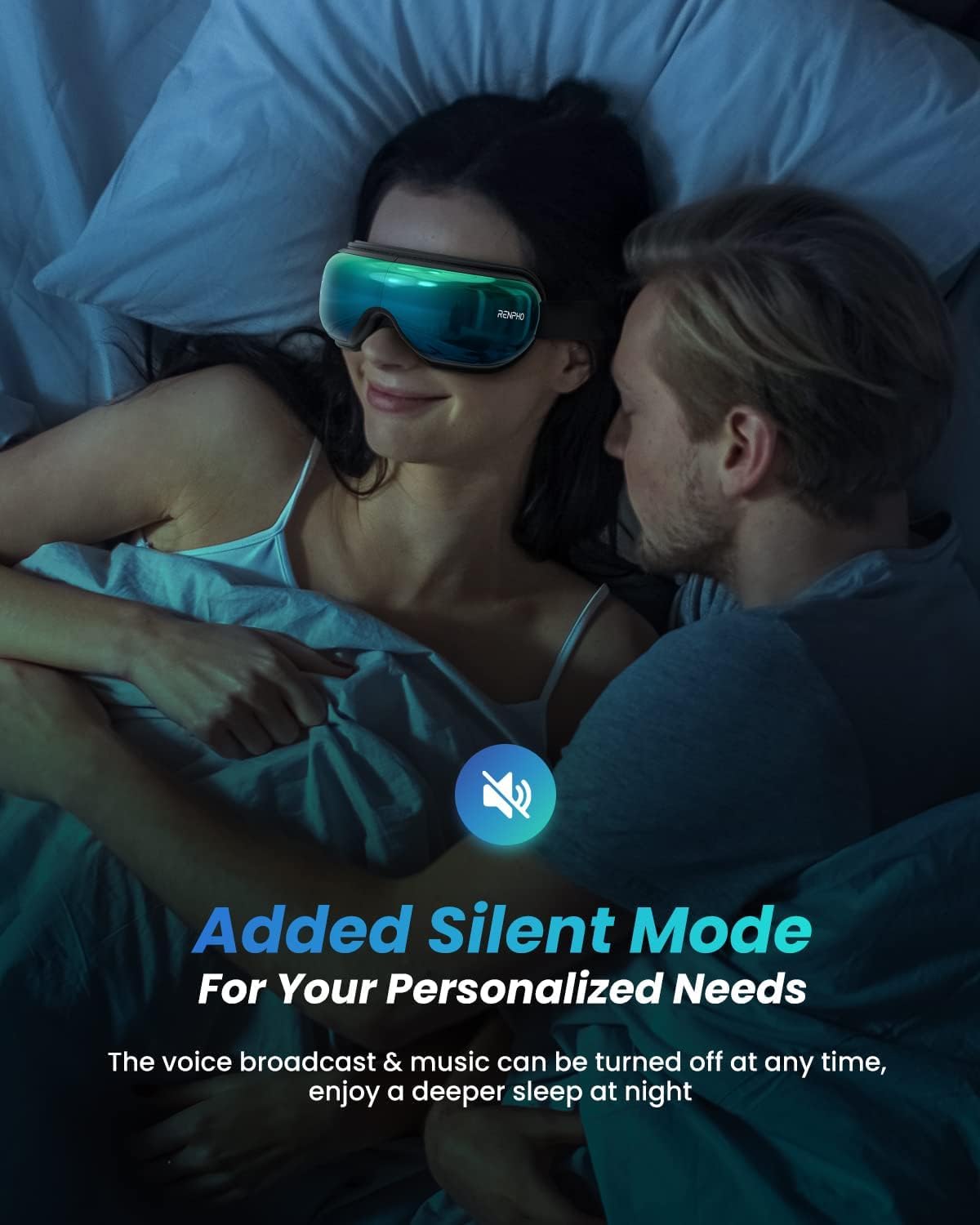 Foto 7 | Masajeador De Ojos Renpho Eyeris 1 Con Calor, Música Bluetooth - Venta Internacional.