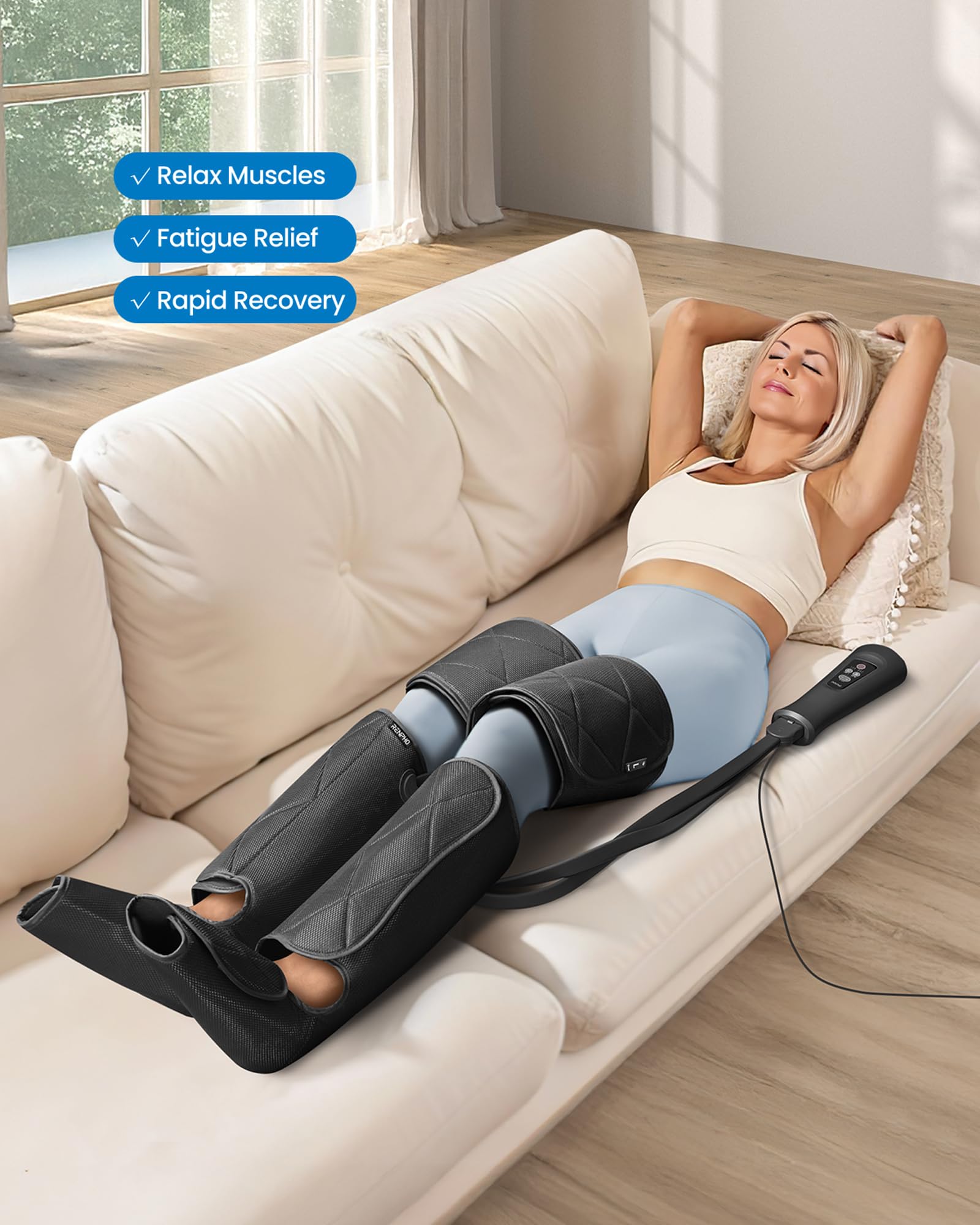 Foto 5 | Masajeador De Piernas Renpho Air Compression Fsa Hsa Circulation - Venta Internacional.