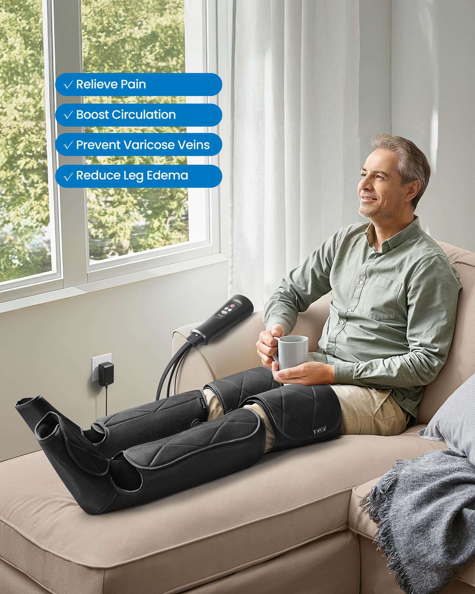 Foto 6 | Masajeador De Piernas Renpho Air Compression Fsa Hsa Circulation - Venta Internacional.