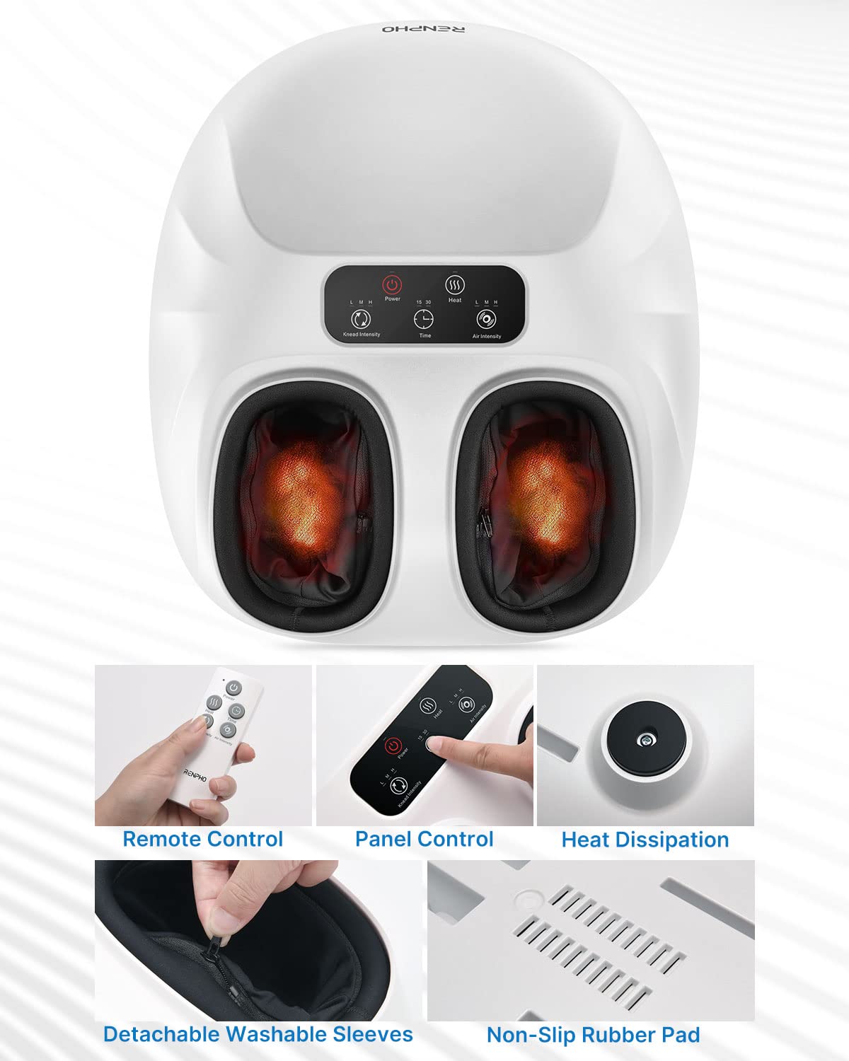 Foto 5 pulgar | Masajeador De Pies Renpho Fsa Hsa Compatible Con Calor Para Talla 14 - Venta Internacional.