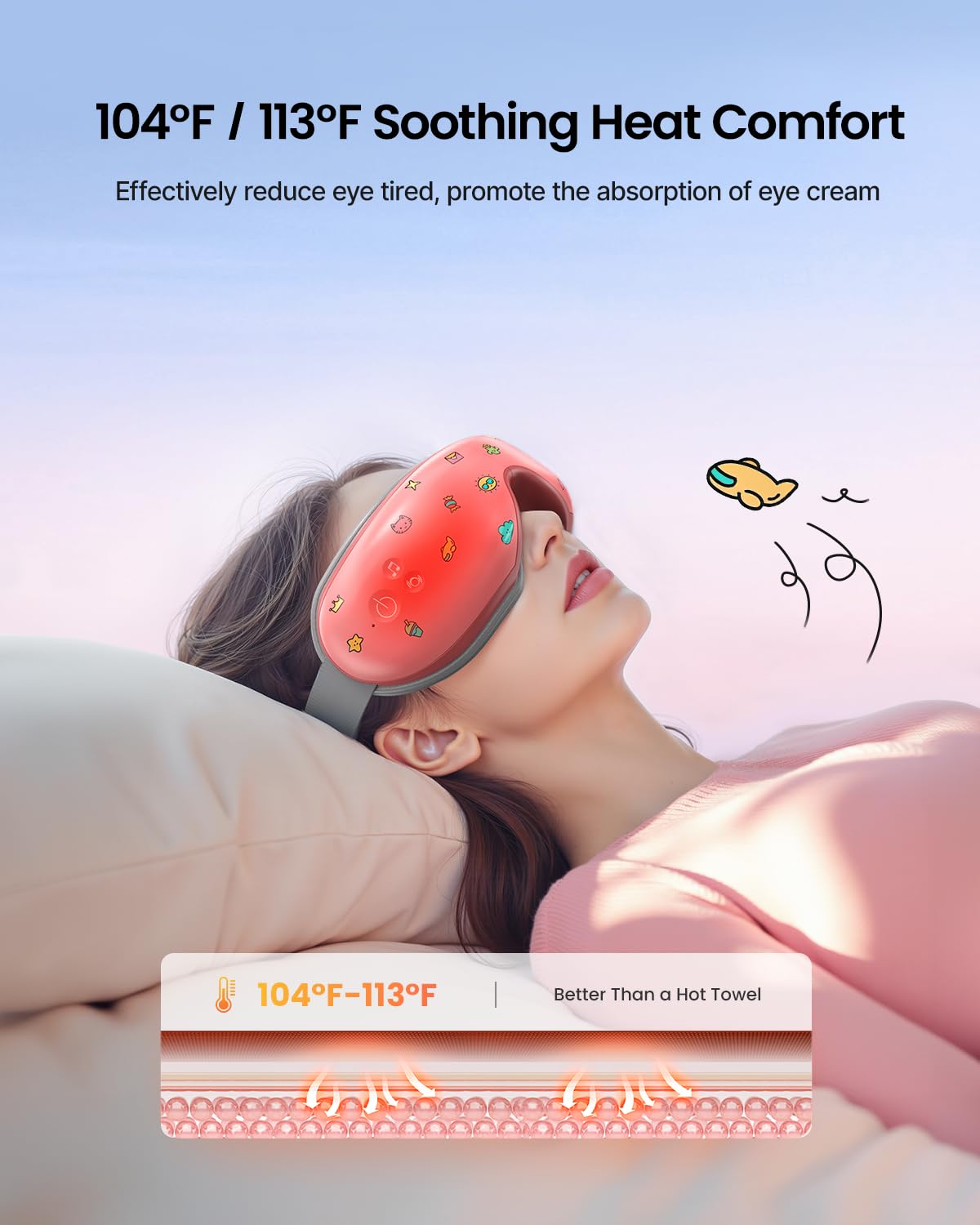 Foto 4 pulgar | Masajeador De Ojos Renpho Eyeris 1 Con Calor Para Mujeres Y Hombres - Venta Internacional.