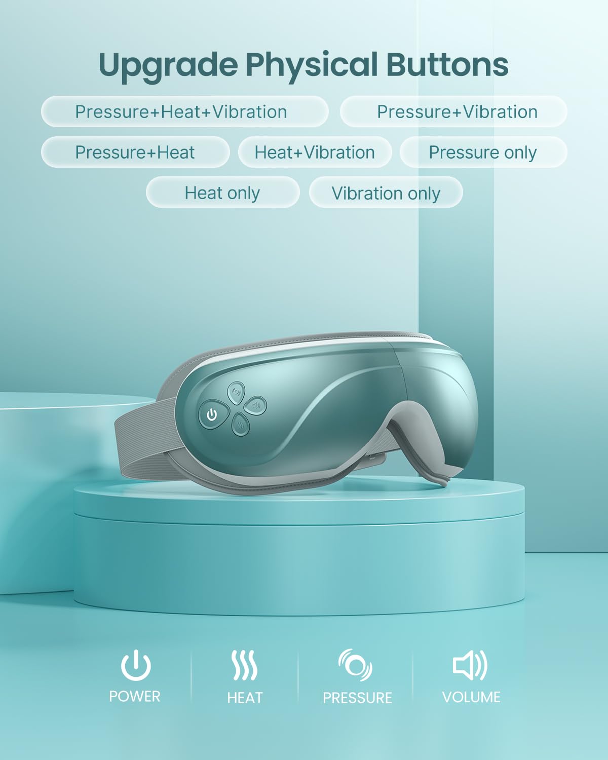 Foto 6 pulgar | Masajeador De Ojos Renpho Eyeris 2 Con Calor Para Aliviar Las Migrañas - Venta Internacional.