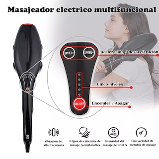 Foto 3 | Masajeadores Eléctricos, Pistola De Masaje Eo Safe Imports Esi-8924 Negro