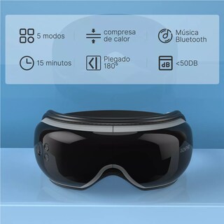 Foto 4 | Masajeador De Ojos Con Música Y Calor Eo Safe Imports Eo-15024-1 Negro