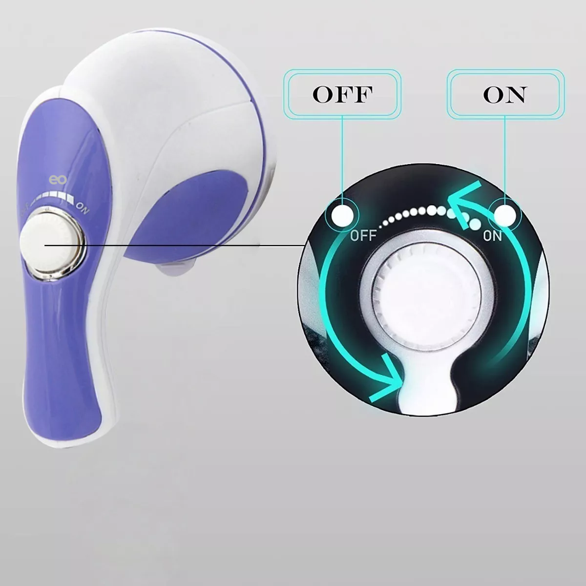 Foto 4 pulgar | Masajeador Eléctrico Infrarrojo De Raspado Y Empuje De Grasa Eo Safe Imports Esi-15023-1 Purpura