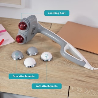 Foto 3 | Masajeador Homedics, Automático, Con Calefacción, Percusión, Color Blanco - Venta Internacional.