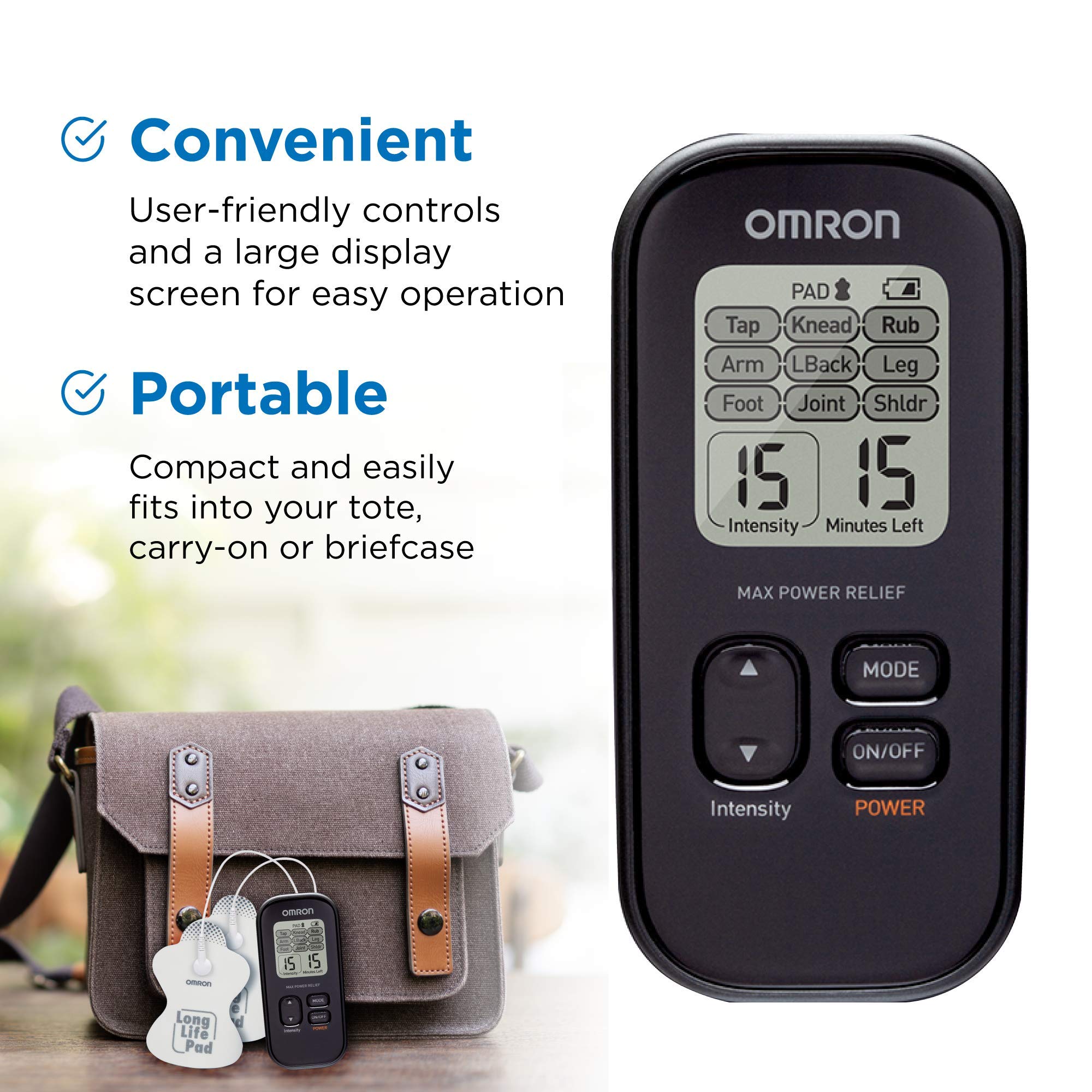 Foto 5 pulgar | Estimulador Muscular Unitario Tens Omron Max Power Relief Pm500 - Venta Internacional.