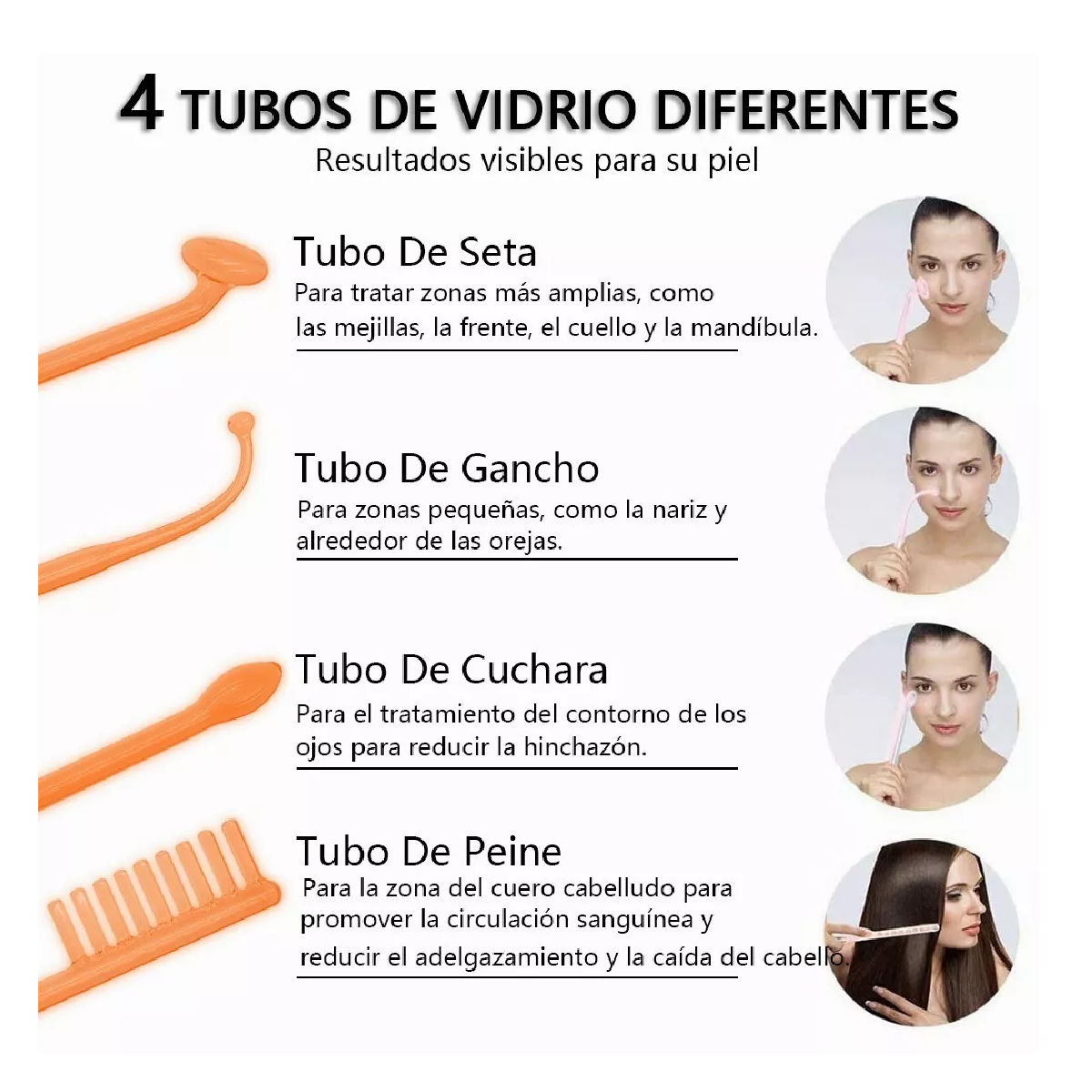 Foto 3 pulgar | Máquina De Terapia De Alta Frecuencia Para La Piel Blanco