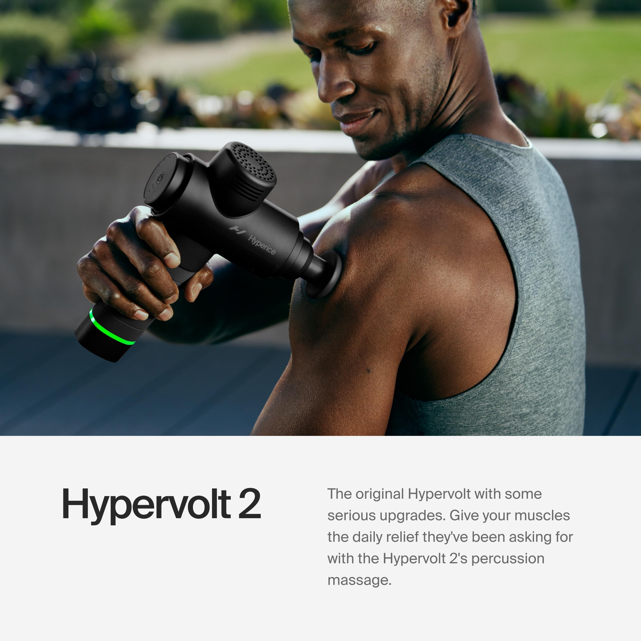 Foto 2 | Pistola Portátil De Masaje De Percusión Hyperice Hypervolt 2 Negra - Venta Internacional.