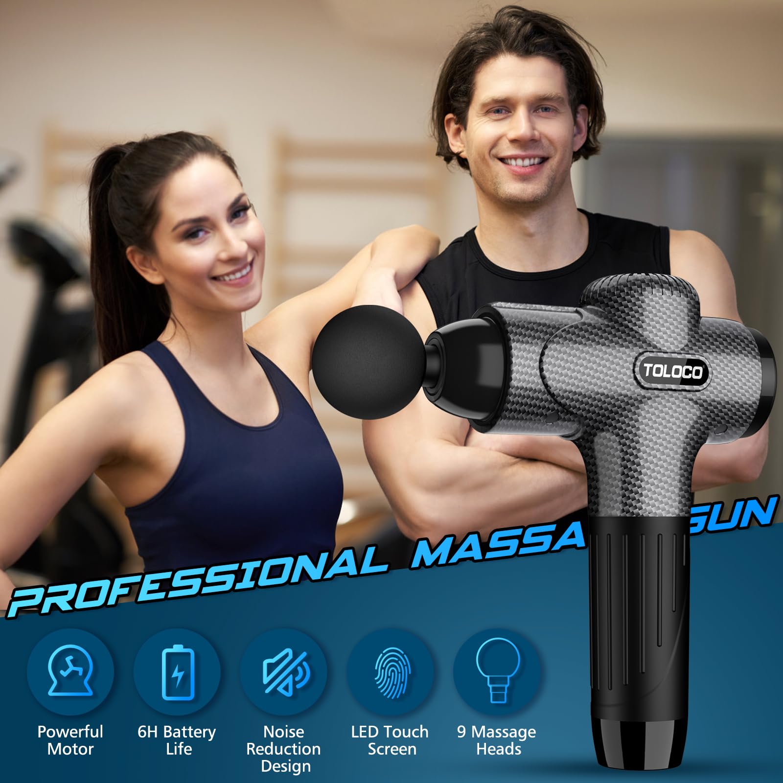 Foto 7 | Pistola De Masaje Toloco Upgrade, Masajeador De Espalda De Tejido Profundo - Venta Internacional.