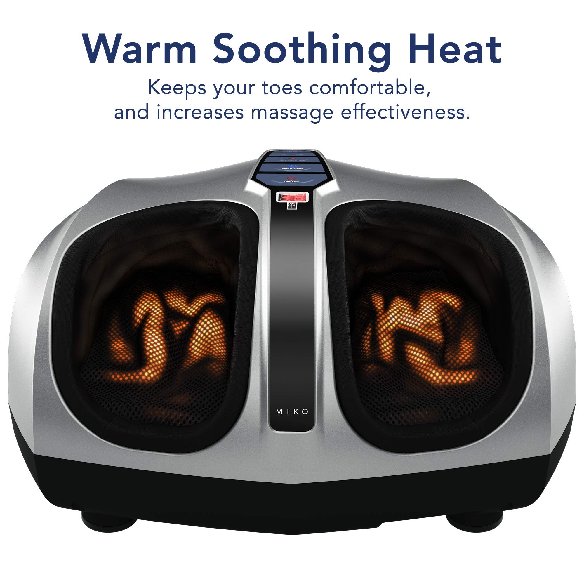 Foto 5 pulgar | Masajeador De Pies Miko Shiatsu Home Con Color Heat Silver - Venta Internacional.