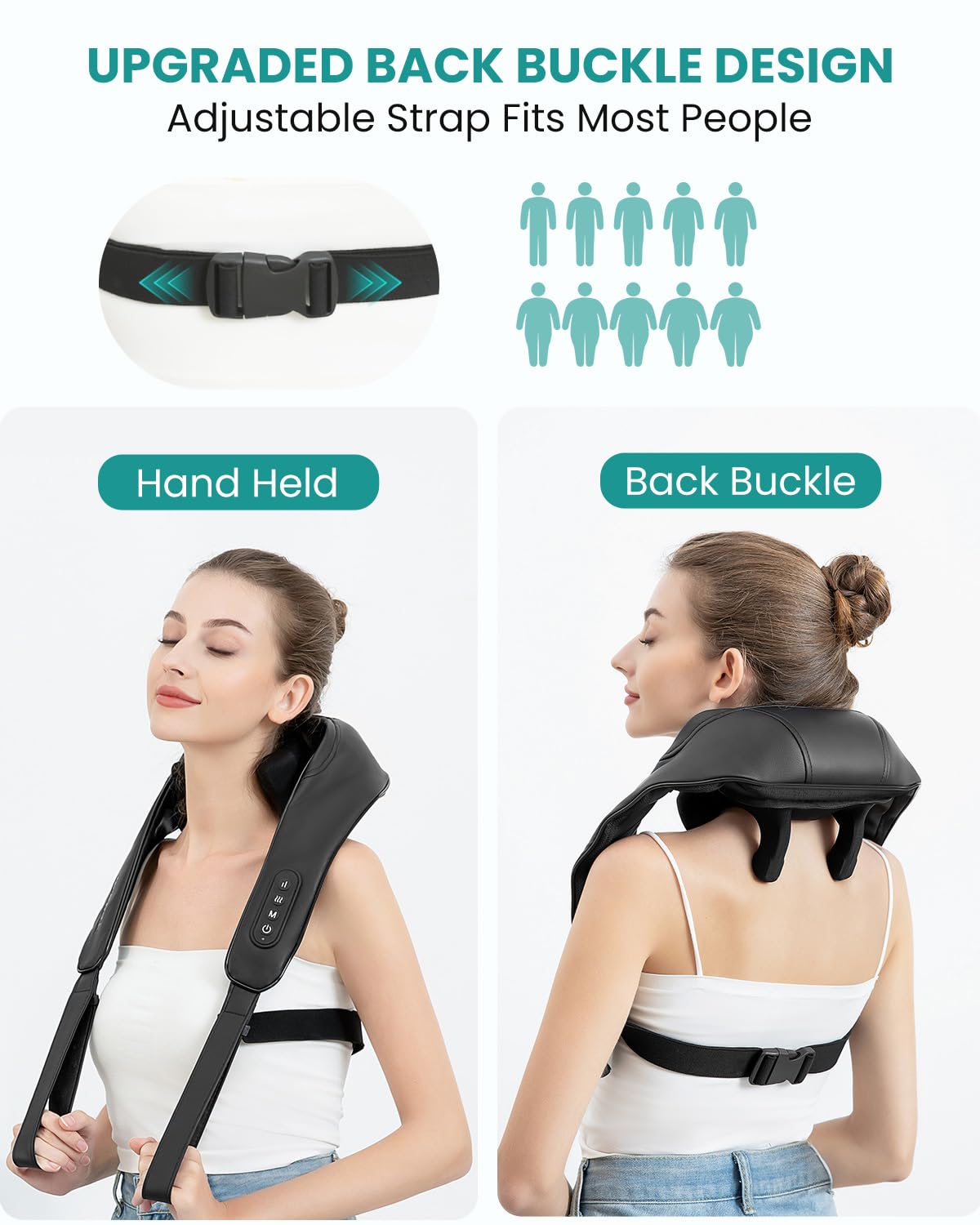 Foto 6 pulgar | Masajeador De Cuello Nekteck 6d Shiatsu Con Calor Para El Dolor De Cuello Y Espalda - Venta Internacional.
