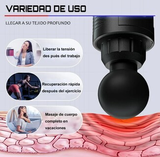 Foto 4 | Xtellar Pistola Masajeadora Profesional De Músculos, 30 Velocidades, Potencia De 24v Y Batería De 2500mah