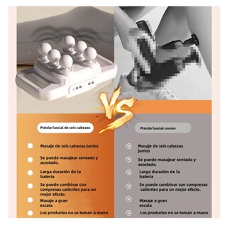 Foto 2 | Muscular Masajeador Para Relajar Aliviar El Dolor Lab.g, Masajeadores Eléctricos Masajeadores Blanco