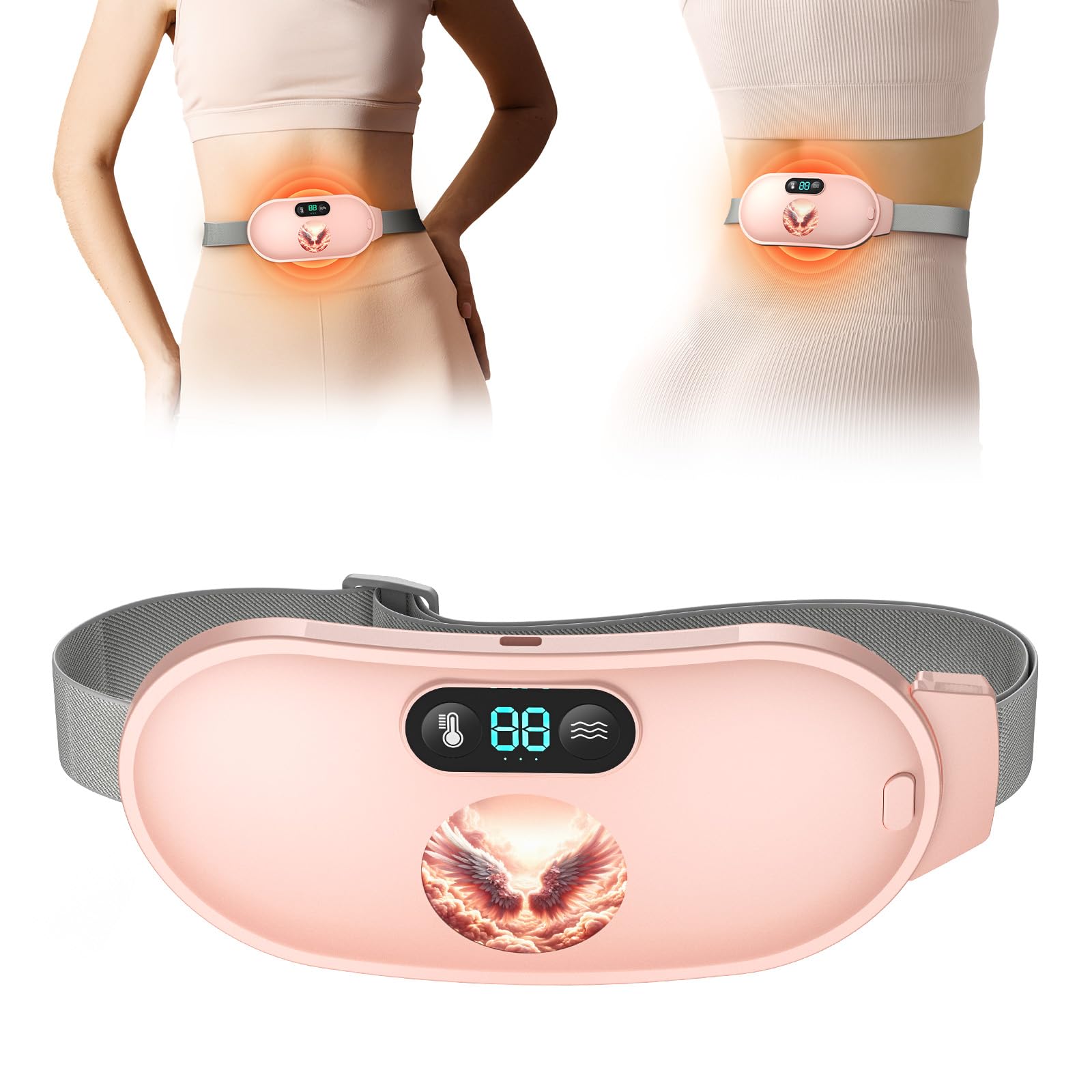 Foto 1 | Almohadilla Térmica Koonie Para Calambres Menstruales Con 6 Niveles De Calor Y 6 Modos - Venta Internacional.
