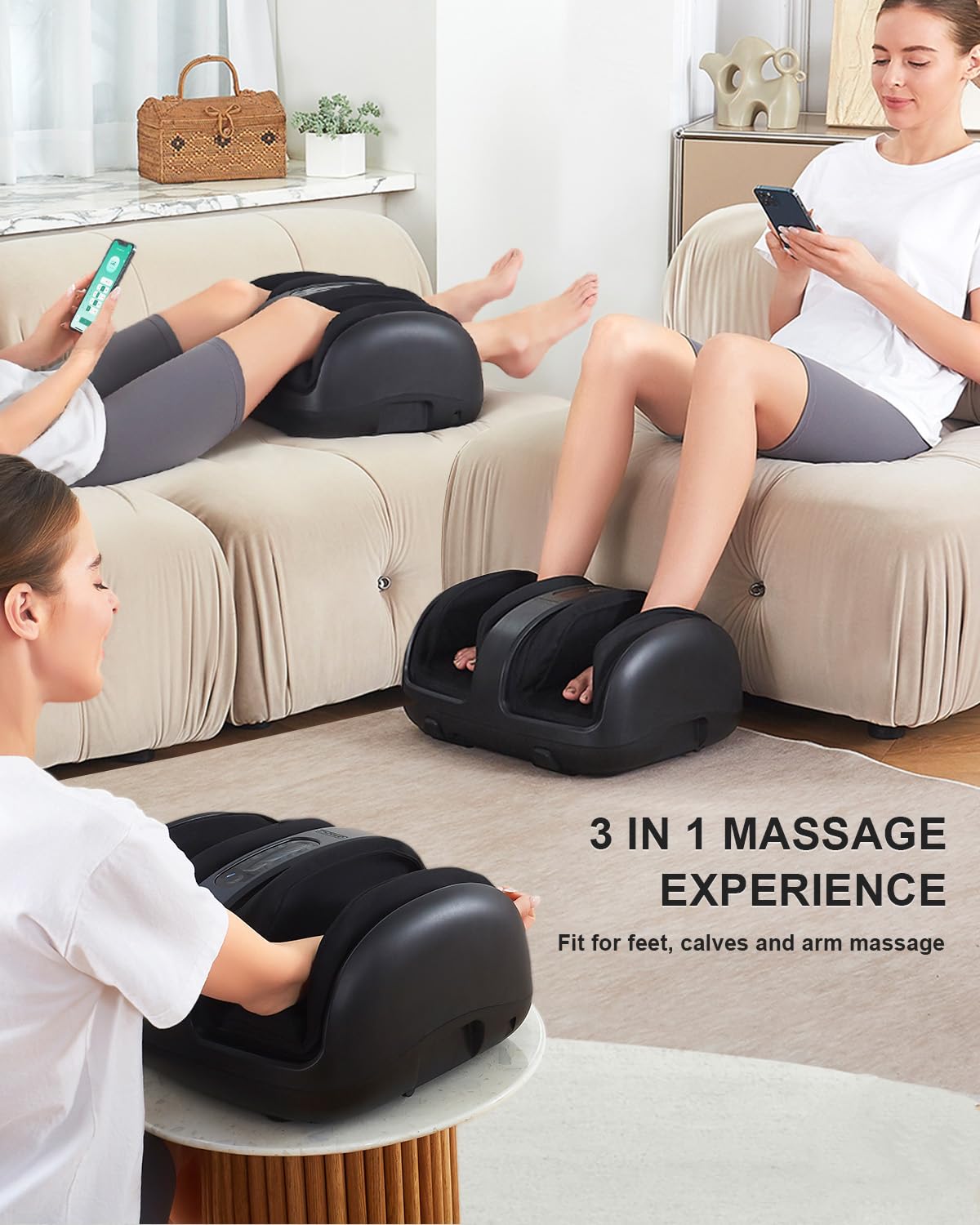 Foto 3 pulgar | Masajeador Shiatsu Para Pies Nekteck Para Aliviar El Dolor Circulatorio - Venta Internacional.